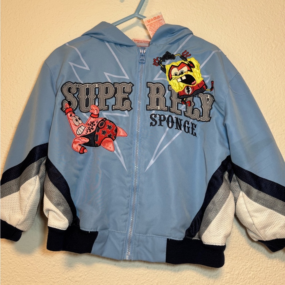 Nickelodeon Light Blue Spongebob Jacket